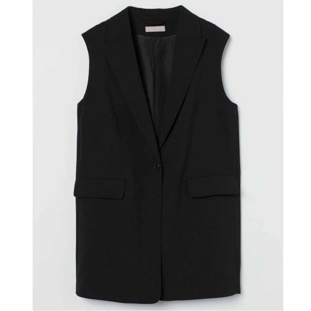H&M Oversized Sleeveless Blazer - Picture 3 of 7